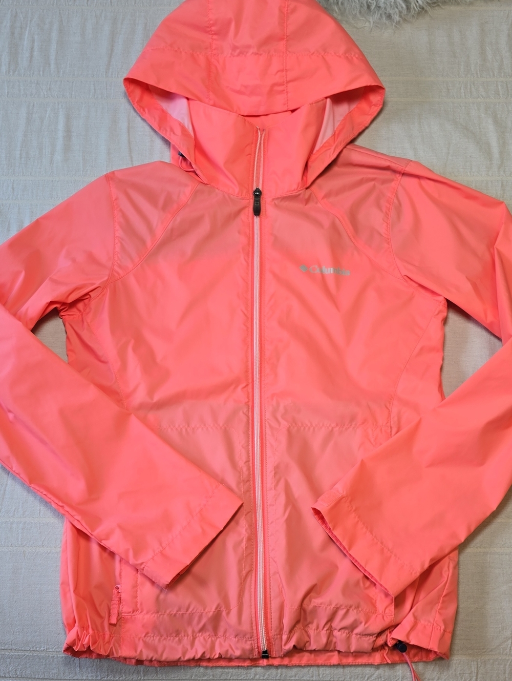 Columbia Lightweight Hooded Windbreaker Rain Jacket Size XS